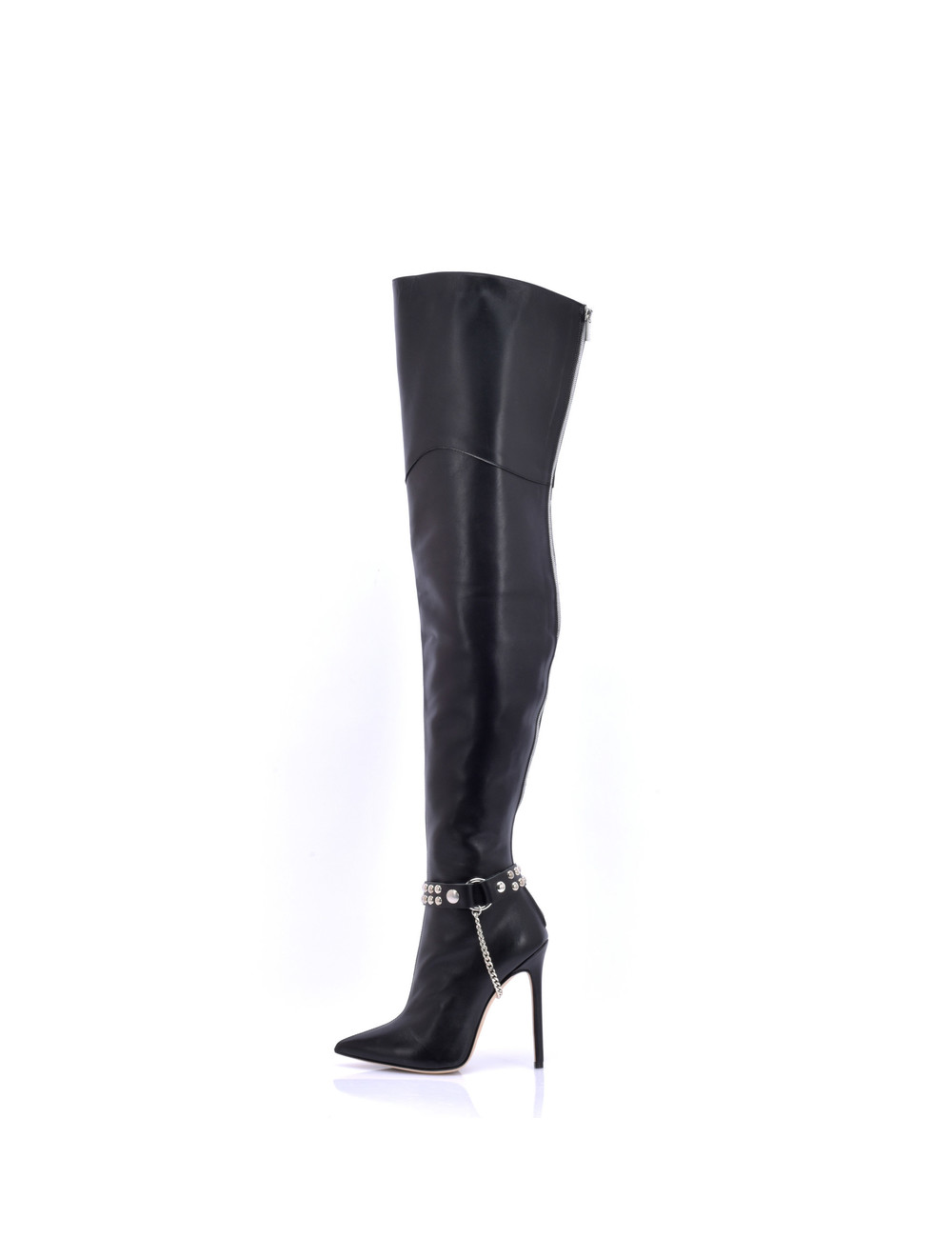 Sanctum Shoes Hohe italienische THIGH Stiefel VESPER mit Stilettoabsatz aus echtem Leder