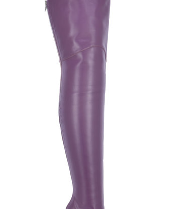 Sanctum Shoes High Italian THIGH boots VESPER with full back zipper in genuine leather