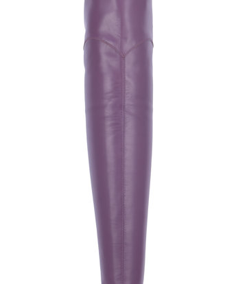 Sanctum Shoes High Italian THIGH boots VESPER with full back zipper in genuine leather
