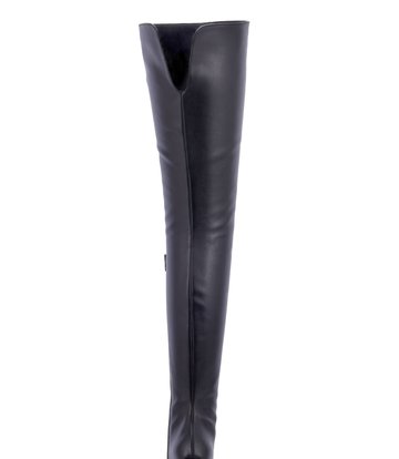 Sanctum Vegan  Extra high thigh boots GIULIA Italian VEGAN leather