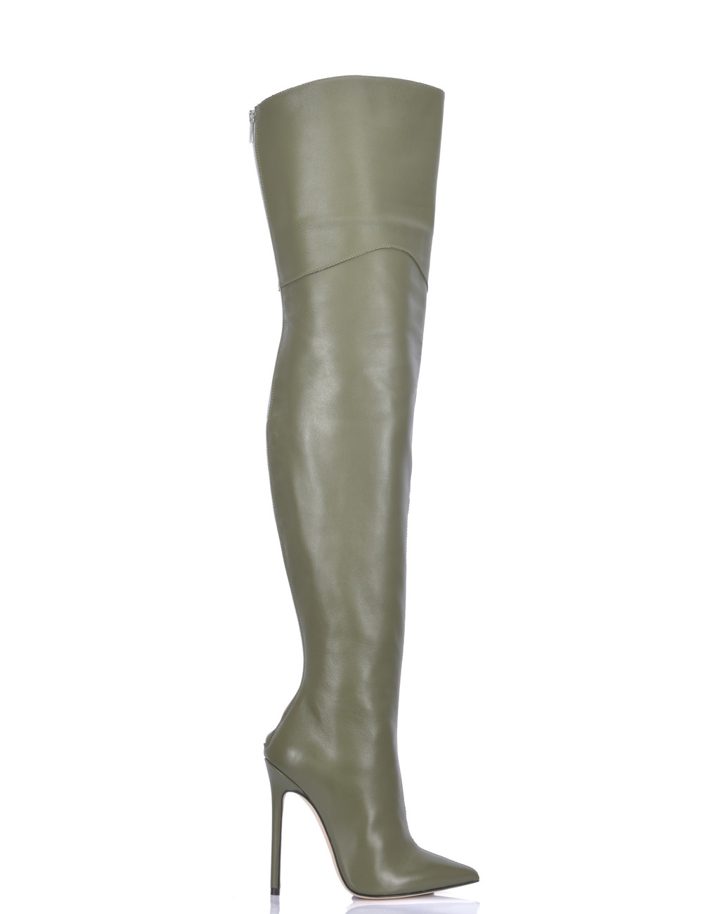 Sanctum Hohe italienische THIGH Stiefel VESPER mit Stilettoabsatz aus echtem Leder