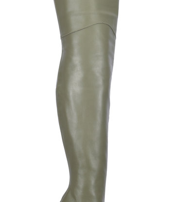 Sanctum Shoes High Italian THIGH boots VESPER with full back zipper in genuine leather