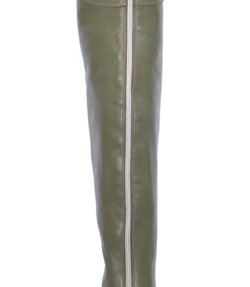 Sanctum Shoes High Italian THIGH boots VESPER with full back zipper in genuine leather