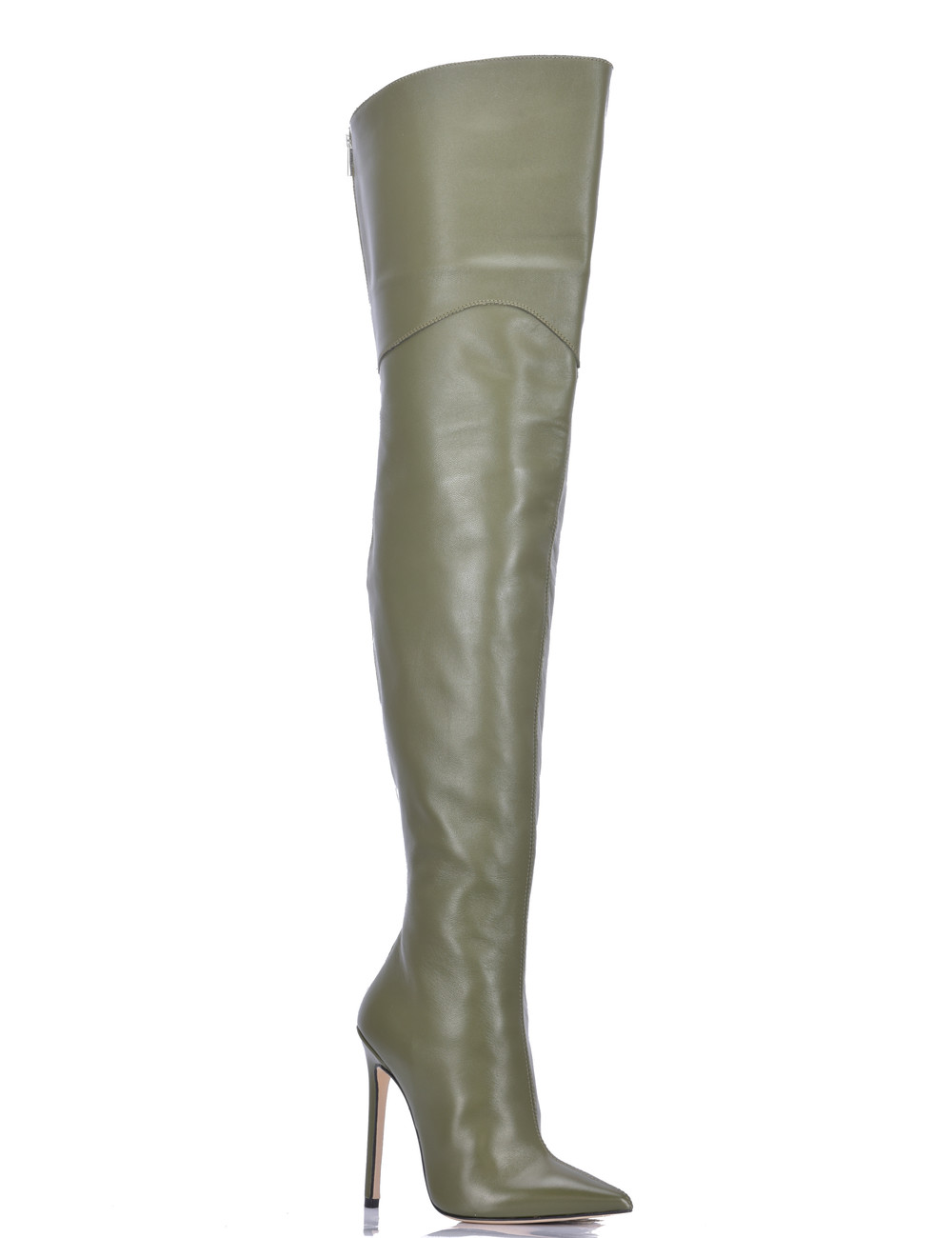 Sanctum Shoes Hoge Italiaanse DIJlaarzen VESPER met achter rits in echt leer