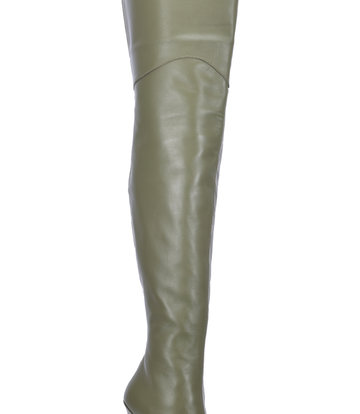 Sanctum Shoes Hoge Italiaanse DIJlaarzen VESPER met achter rits in echt leer