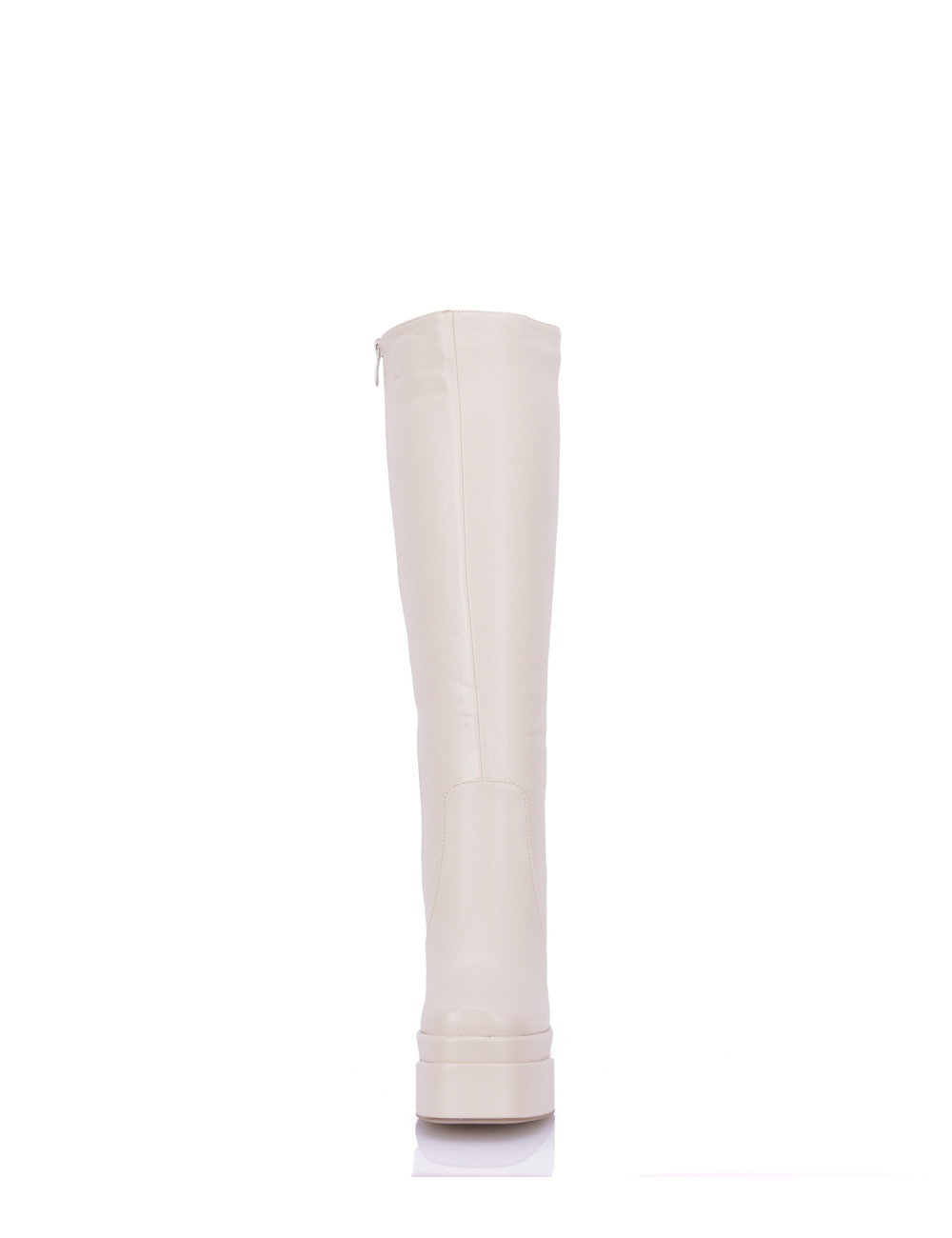 Stephan STEPHAN SEVERINE PLATEAU-KNIESTIEFEL | BEIGE MATT