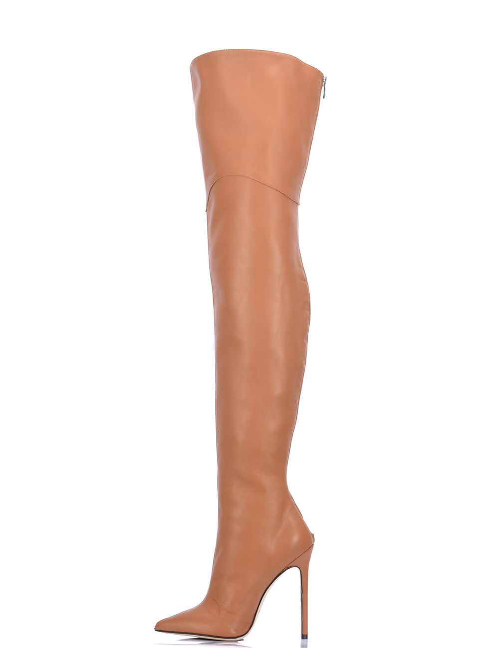 Sanctum Shoes High Italian THIGH boots VESPER with full back zipper in genuine leather