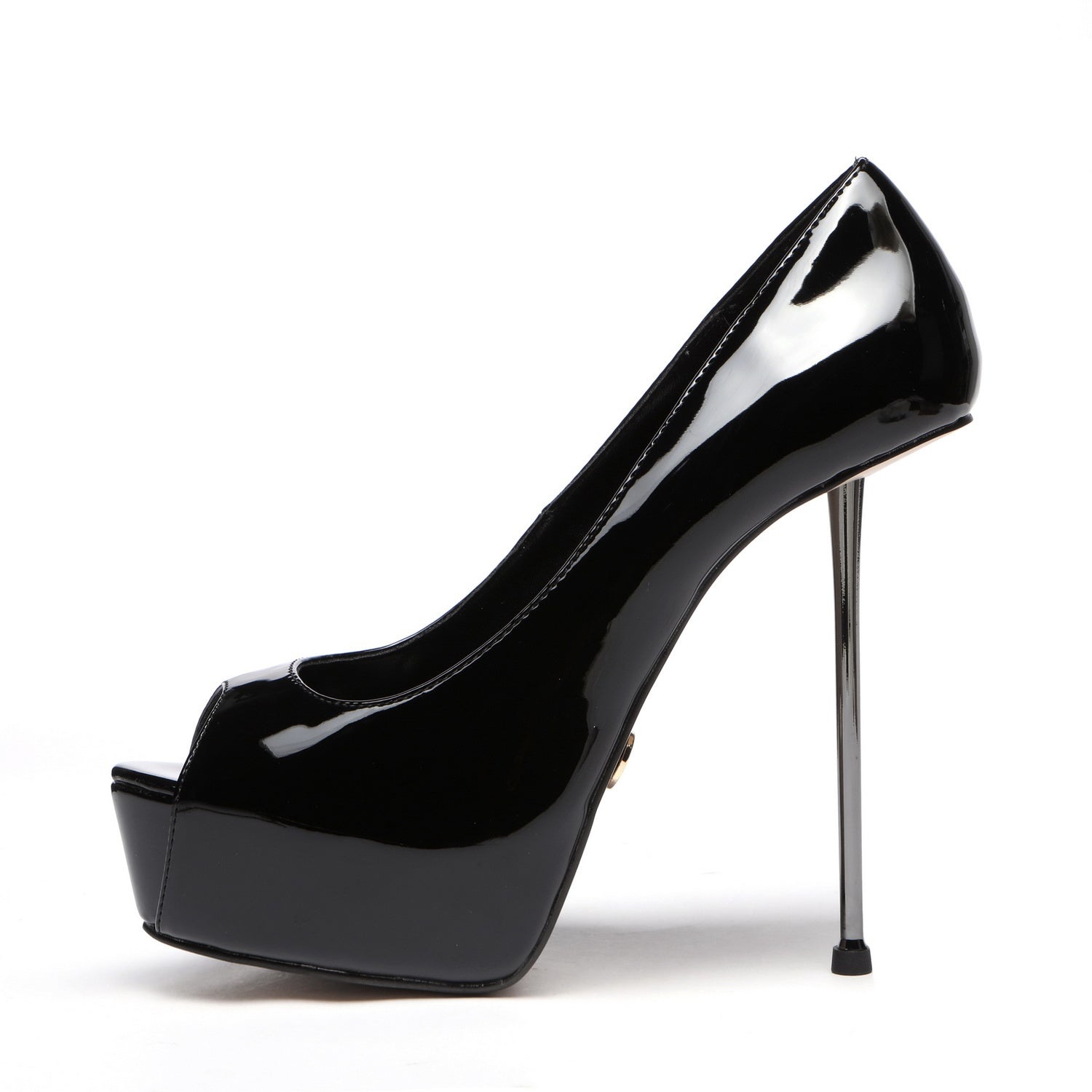 BELIZA BLACK SHINY - Shoebidoo Shoes | Giaro high heels