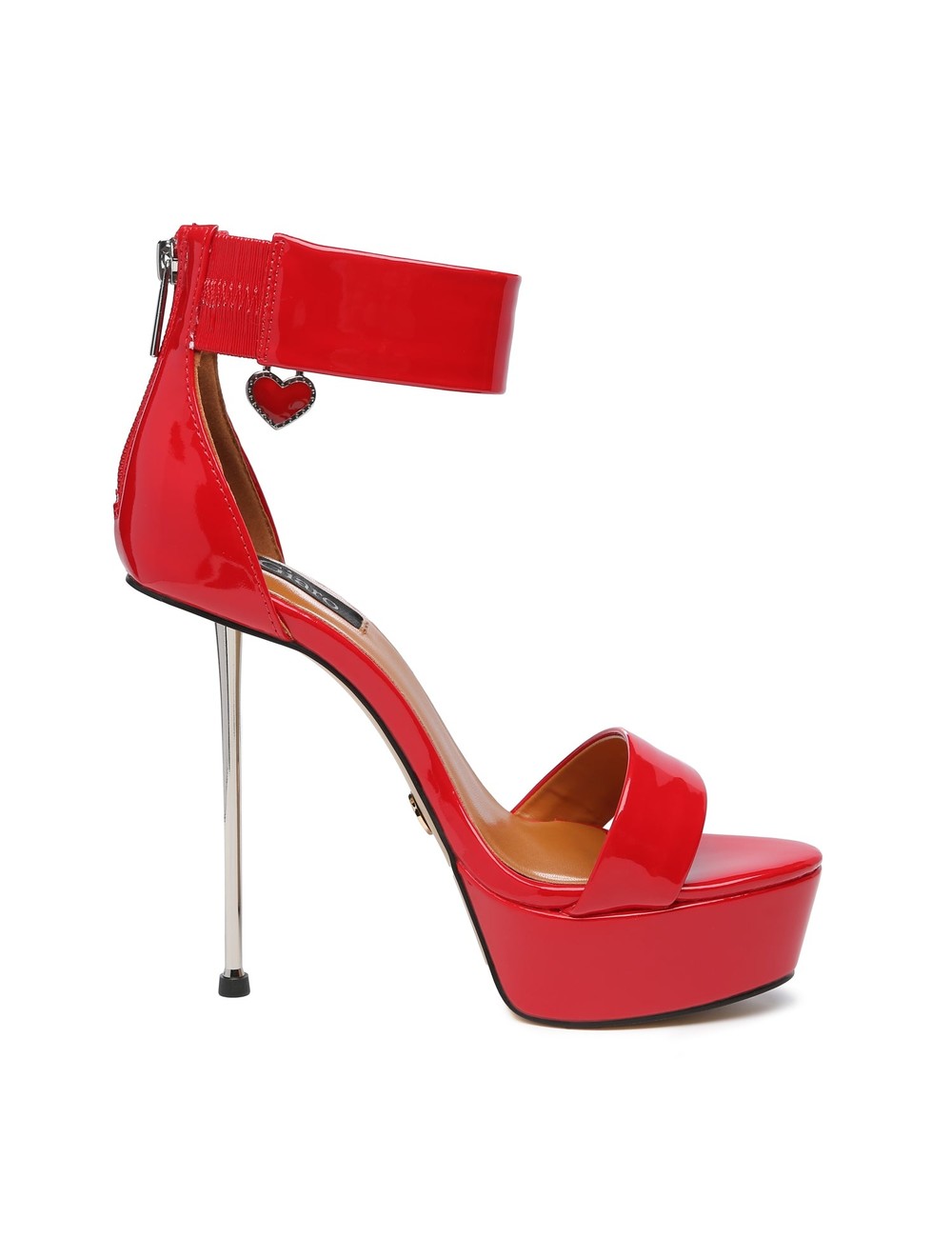 BARCLAY RED SHINY - Shoebidoo Shoes | Giaro high heels