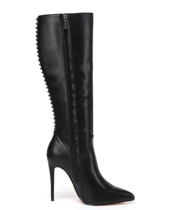 Giaro Giaro MINGLE BLACK MATTE KNEE BOOTS