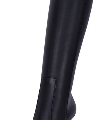 Sanctum Shoes ELEKTRA EXTREME PUNTIGE KNIELAARS ZWART NAPPA