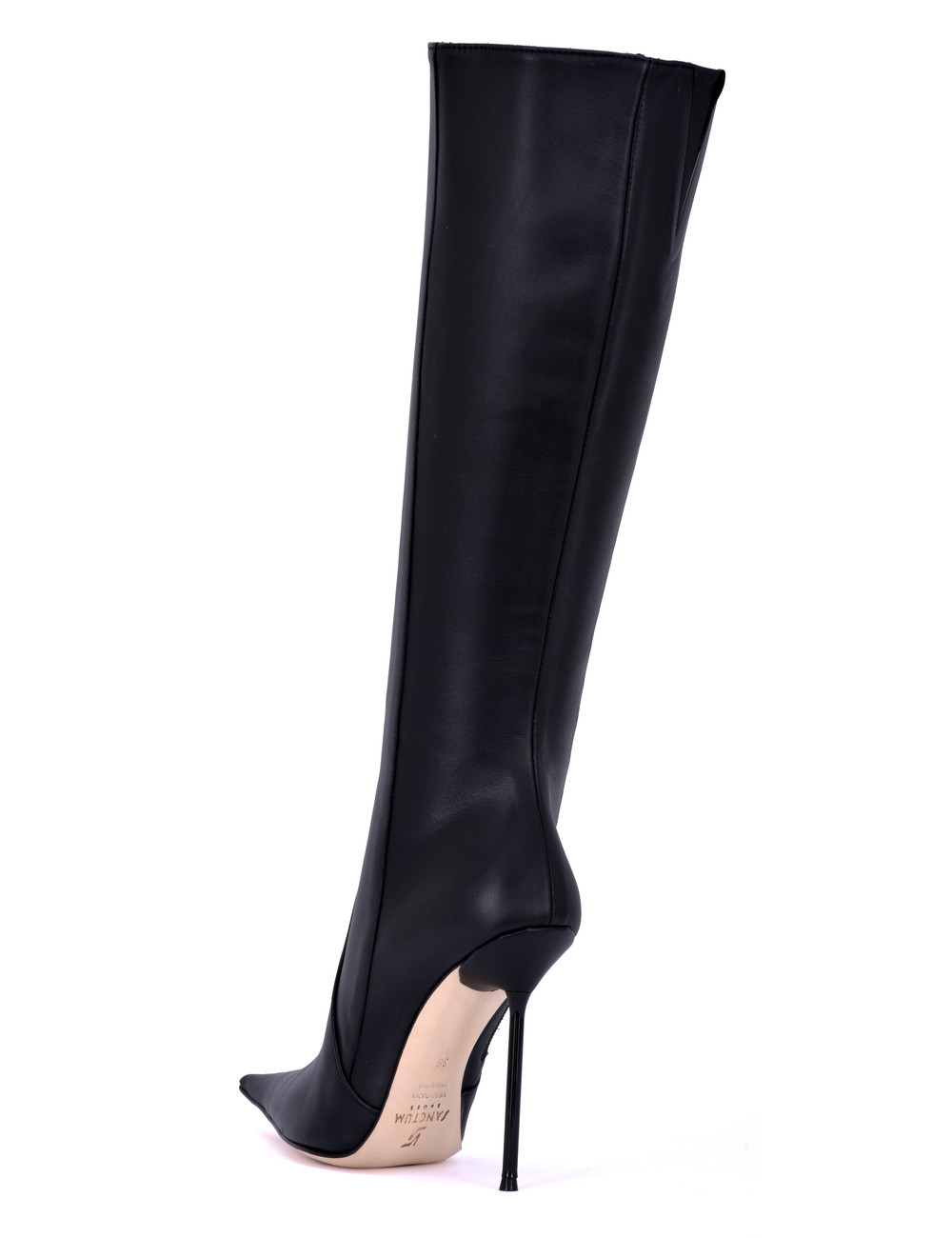 Sanctum Shoes ELEKTRA EXTREME SPITZE KNIESTIEFEL SCHWARZ NAPPA