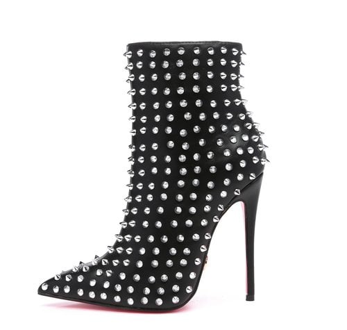 Giaro TYCLONE BLACK/SILVER ANKLE BOOTS