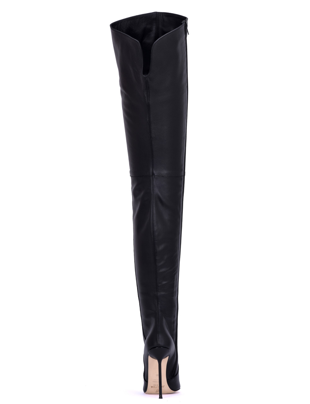 Sanctum Shoes Sanctum MAYDAY - EXTREME POINTY THIGH BOOTS BLACK NAPPA
