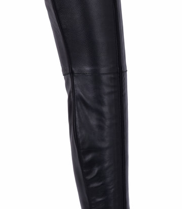 Sanctum Sanctum MAYDAY - EXTREME POINTY THIGH BOOTS BLACK NAPPA