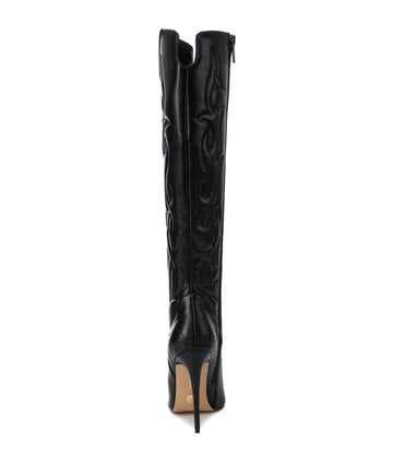 Giaro Giaro Eldora cowboy knee boots in black matte