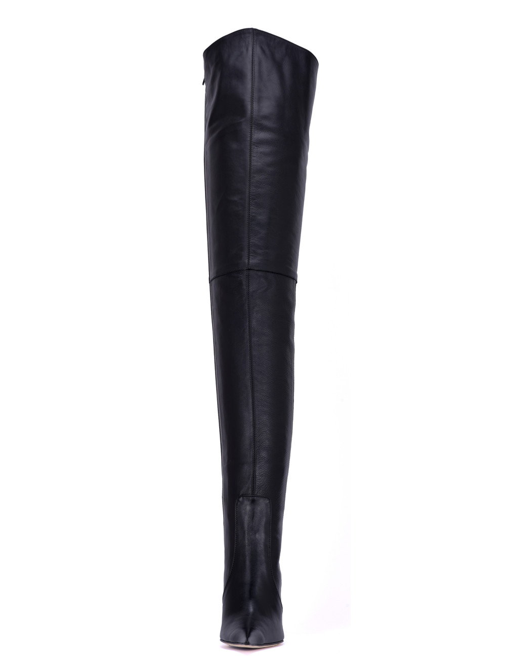 Sanctum Shoes Sanctum MAYDAY - EXTREME POINTY THIGH BOOTS BLACK NAPPA
