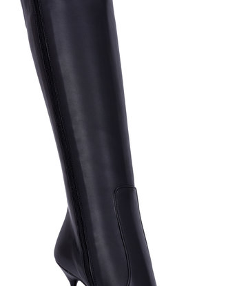 Sanctum Shoes ELEKTRA EXTREME SPITZE KNIESTIEFEL SCHWARZ NAPPA
