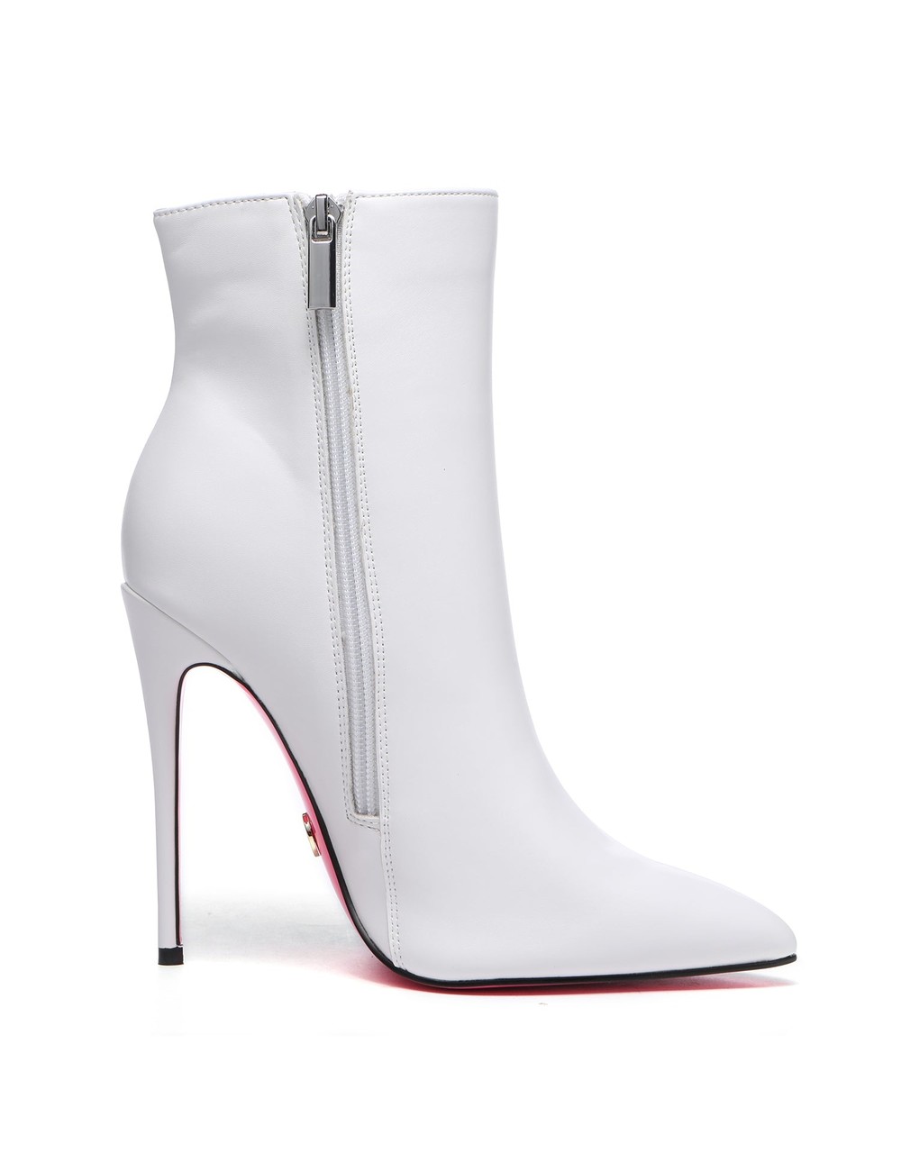 Giaro Giaro TALIA WHITE MATTE ANKLE BOOTS