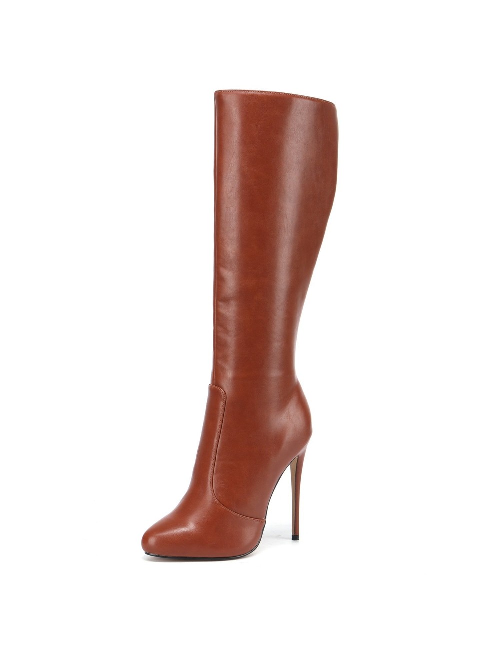 Giaro Giaro BRANDY BROWN MATTE KNEE BOOTS