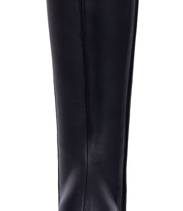 Sanctum Shoes ELEKTRA EXTREME PUNTIGE KNIELAARS ZWART NAPPA