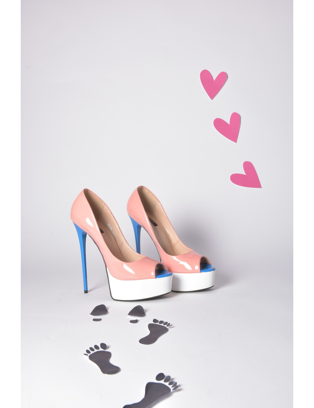 Giaro Giaro 1014 Peeptoe Pump pink