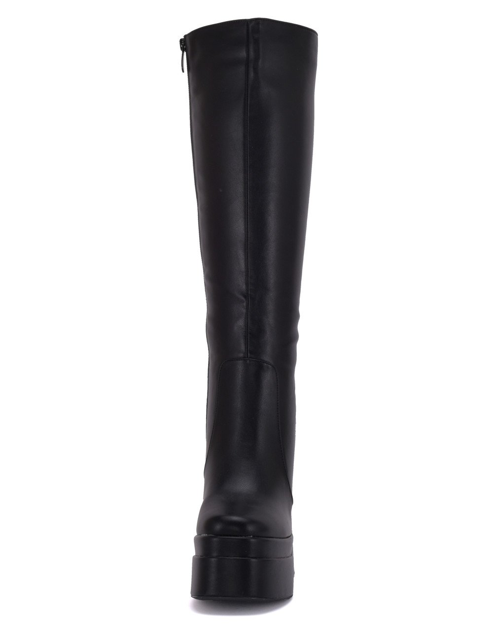 Stephan Vegan Severine platform chunky knee boots black