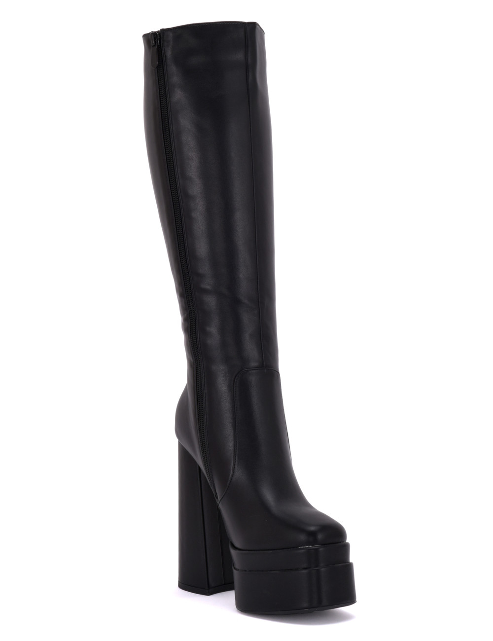 Severine platform chunky knee boots black - Shoebidoo Shoes | Giaro ...