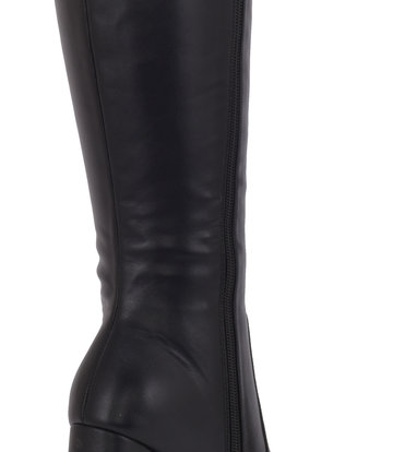 Stephan Vegan STEPHAN SEVERINE PLATFORM KNIE LAARZEN | ZWART MAT