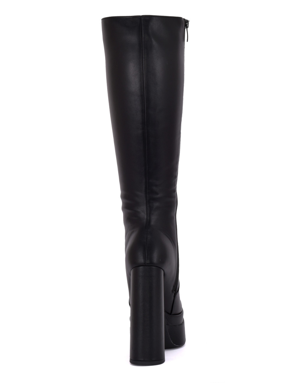 Stephan Vegan Severine platform chunky knee boots black