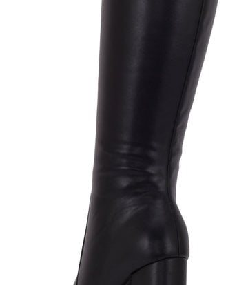 Stephan STEPHAN SEVERINE PLATFORM KNIE LAARZEN | ZWART MAT