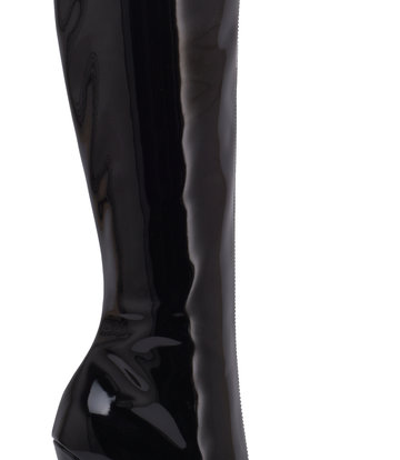 Sanctum Synthetic Leather Knielaarsjes GINA met stilettohak van glanzend Italiaans leer