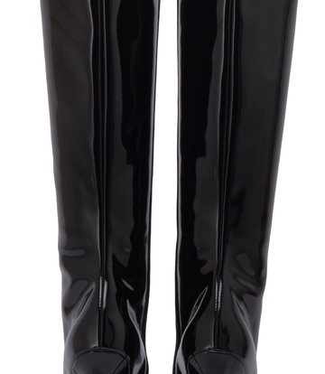 Sanctum Vegan  Knee boots GINA with stiletto heel in Italian VEGAN shiny leather