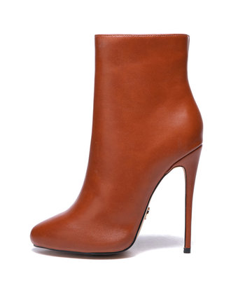 Giaro Giaro BOND BROWN MATTE ANKLE BOOTS