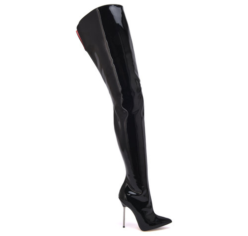 Sanctum Shoes GAIA LIESLAARZEN PATENT ZWART LEER