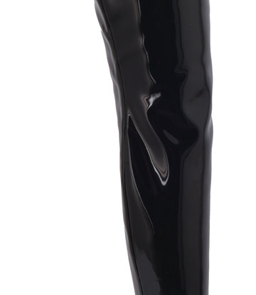 Sanctum High Italian crotch boots GAIA with stiletto heels in genuine patent leather