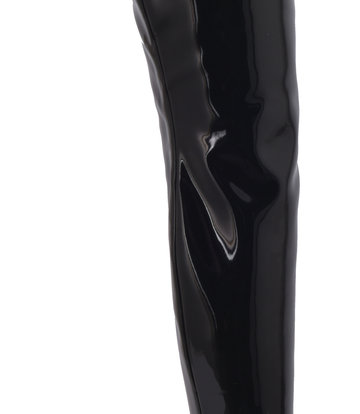 Sanctum Shoes Hoge Italiaanse lieslaarzen GAIA met naaldhakken in echt lakleer