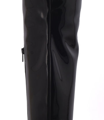 Sanctum Shoes Hohe italienische Schrittstiefel GAIA mit Stiletto-Absatz aus echtem Lackleder