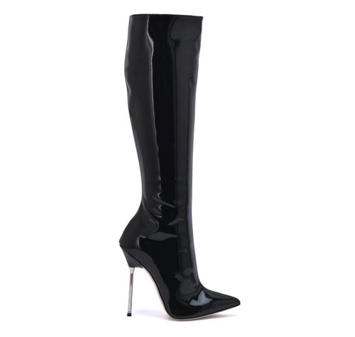 Sanctum Shoes GAIA KNEE BOOTS PATENT BLACK
