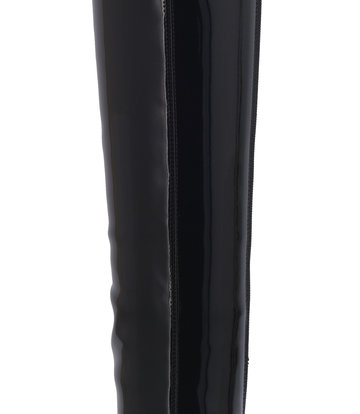 Sanctum Shoes High Italian knee boots GAIA with stiletto heels in genuine patent leather