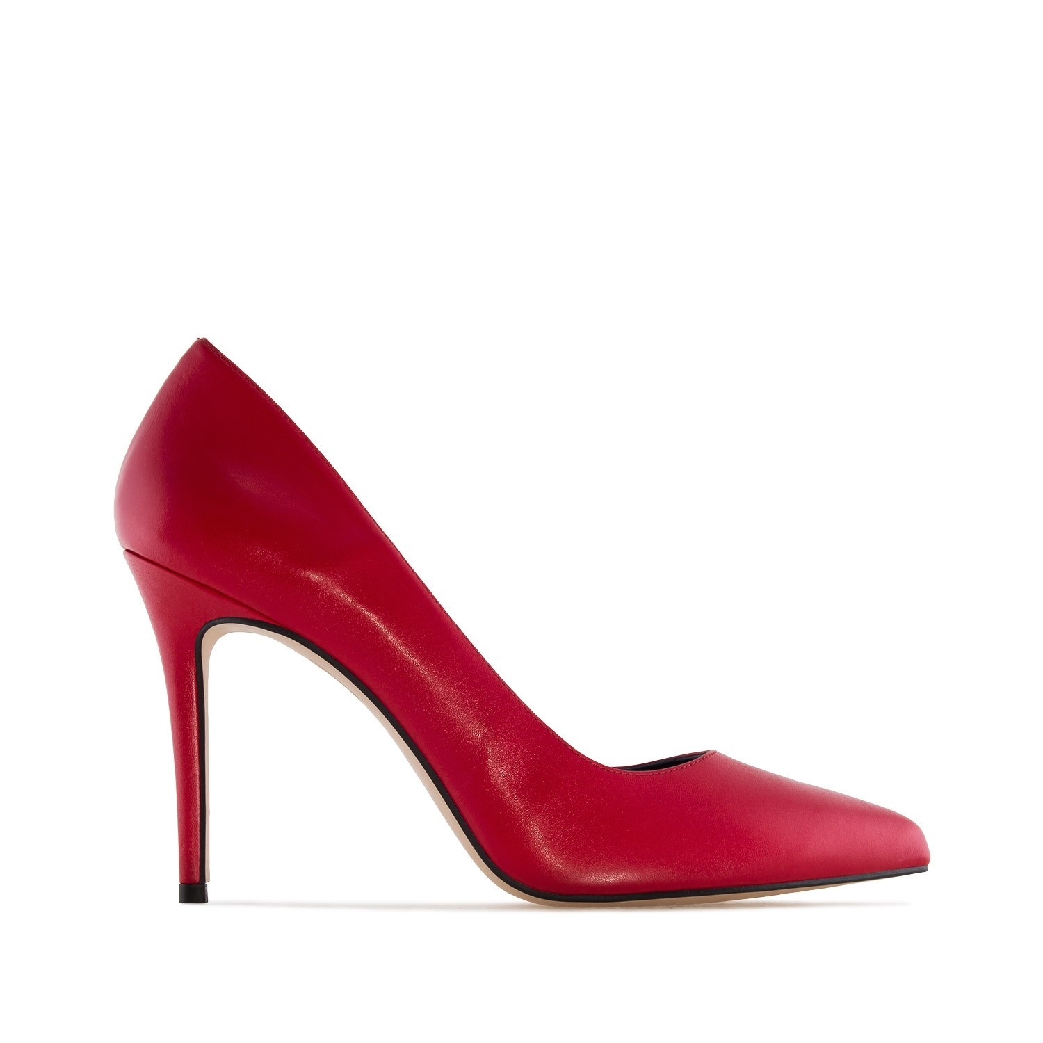 ANDRES MACHADO DIANA PUMPS RED LEATHER - Shoebidoo Shoes | Giaro high heels