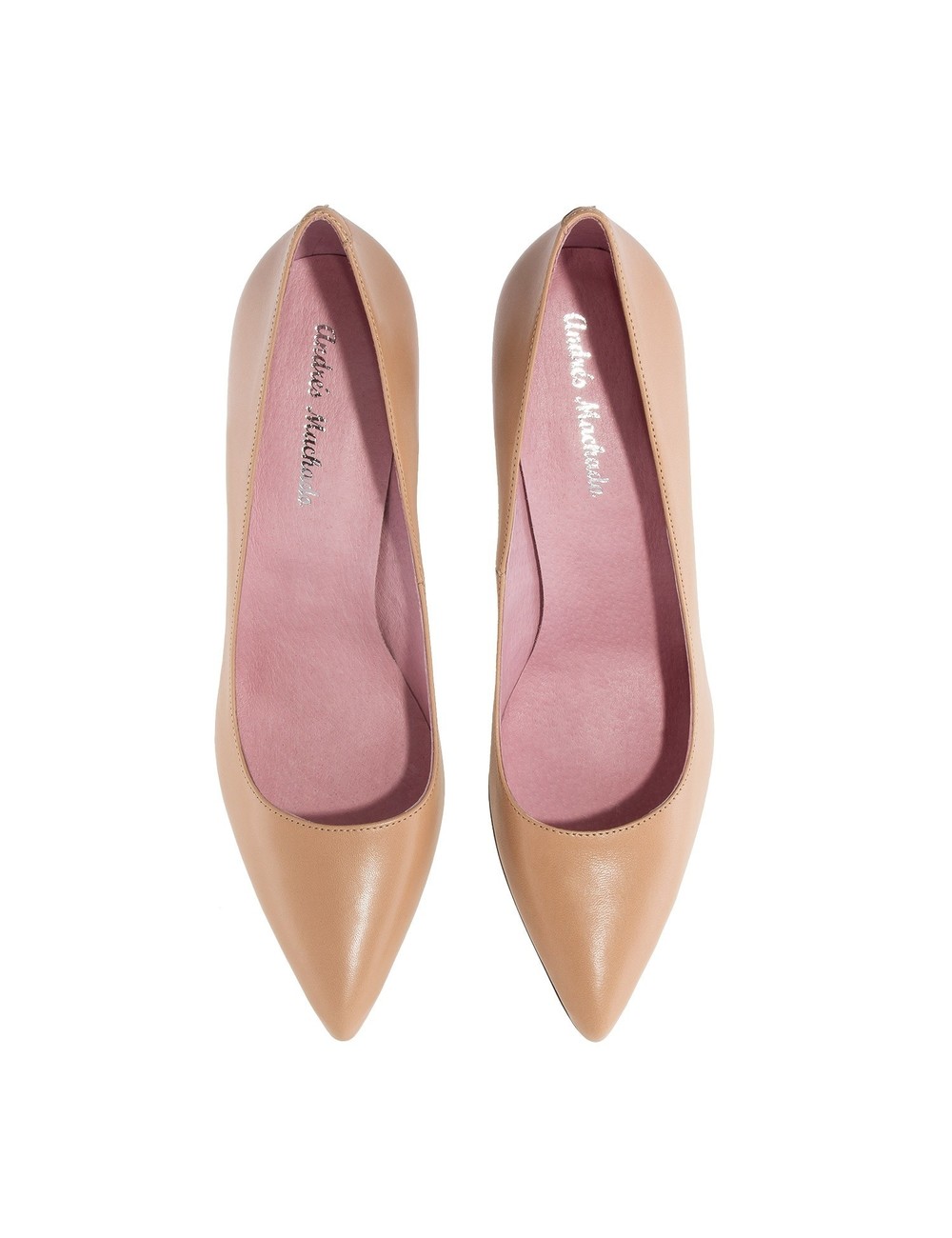 Andres Machado Andres Machado DIANA PUMPS LEDER NUDE