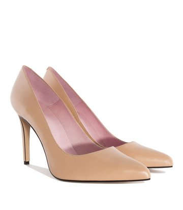 Andres Machado Andres Machado DIANA PUMPS NUDE LEATHER