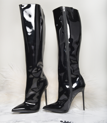 Sanctum Vegan  Sanctum vegan sample knee boots shiny