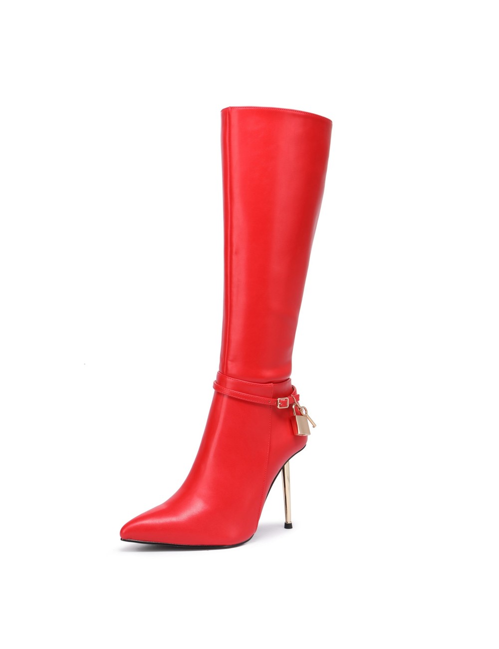 Giaro Giaro LEANDRA RED MATTE KNEE BOOTS