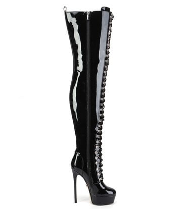 Giaro Giaro SLINKY BLACK SHINY  FETISH BOOTS