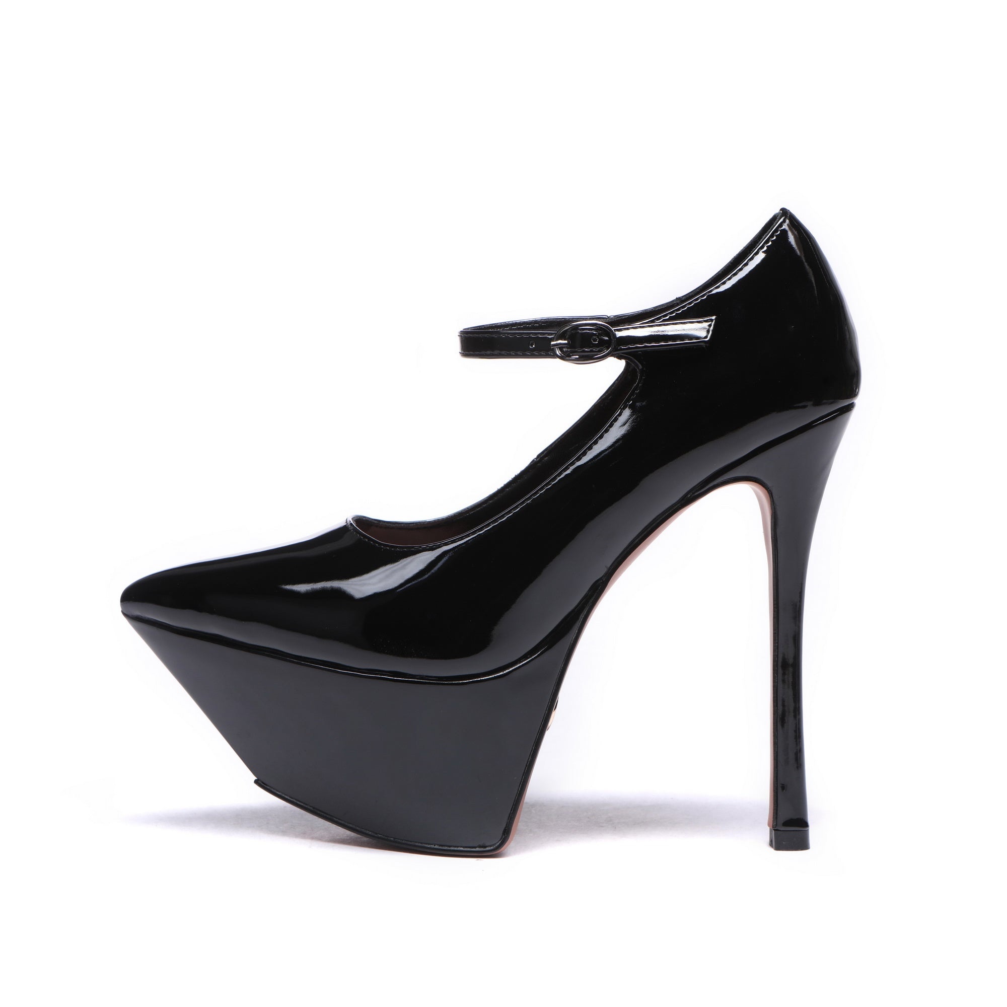 Giaro DEVOTION BLACK SHINY - Shoebidoo Shoes | Giaro high heels