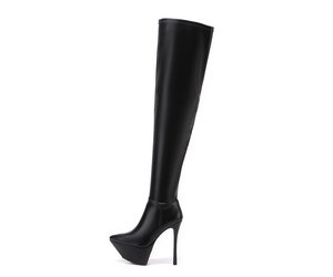 Giaro DESTINA BLACK MATTE - Shoebidoo Shoes | Giaro high heels