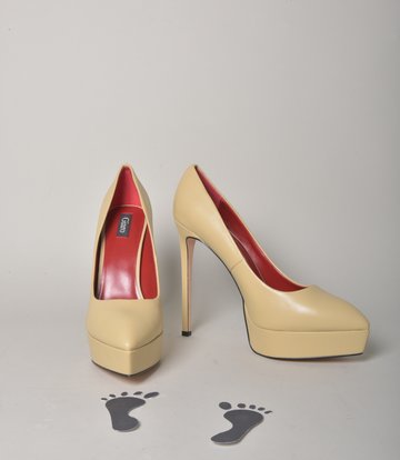 Giaro Giaro Scant Nude Plateau-Pumps