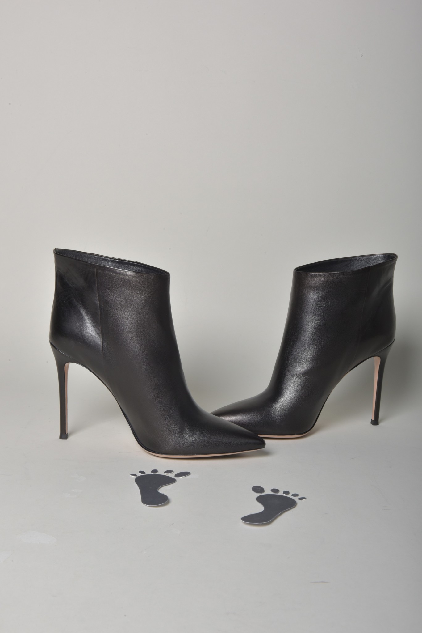 a2312 black nappa ankle boots - Shoebidoo Shoes | Giaro high heels